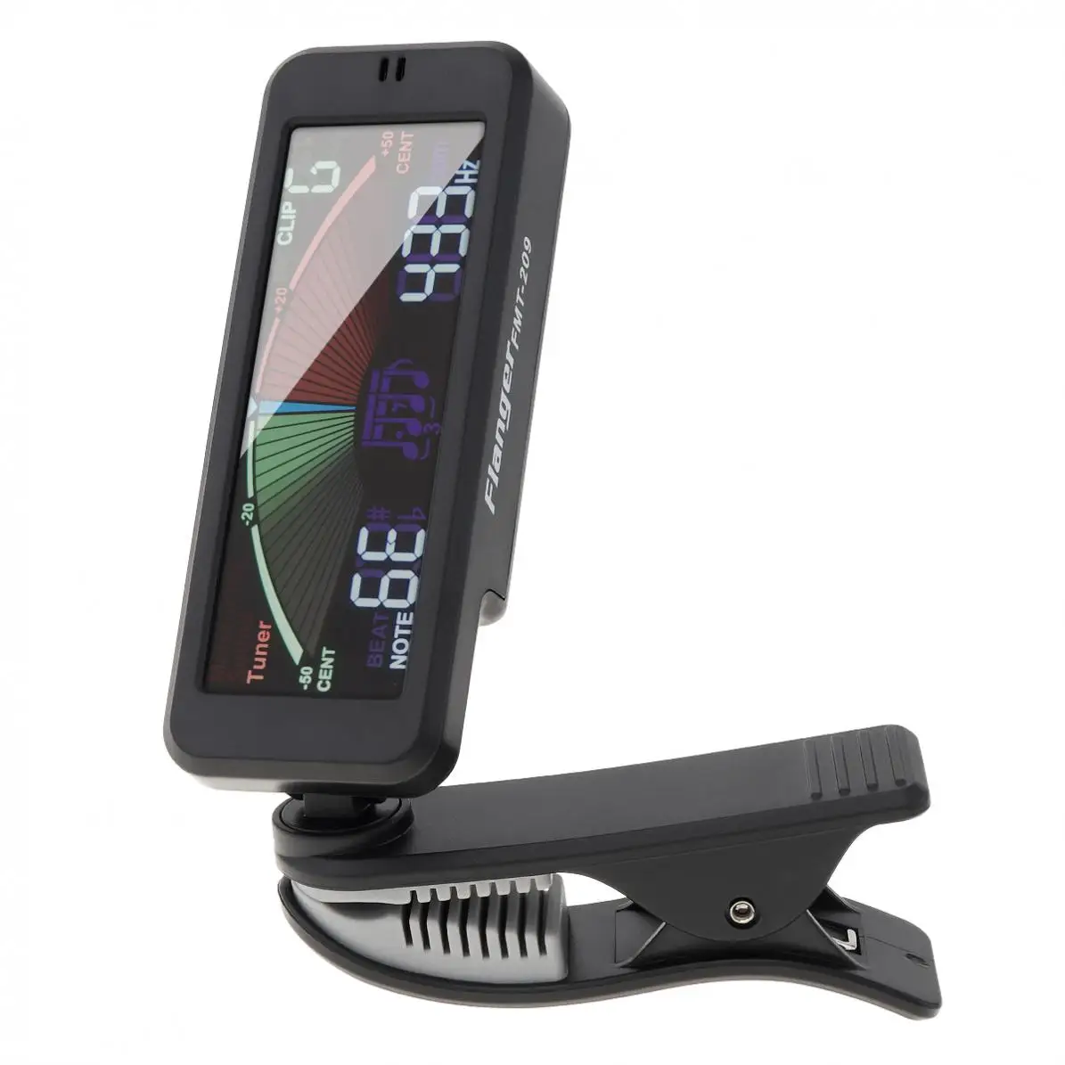 Гитарные тюнеры 3 в 1 гитарный тюнер большой ЖК экран метроном генератор с зажимом