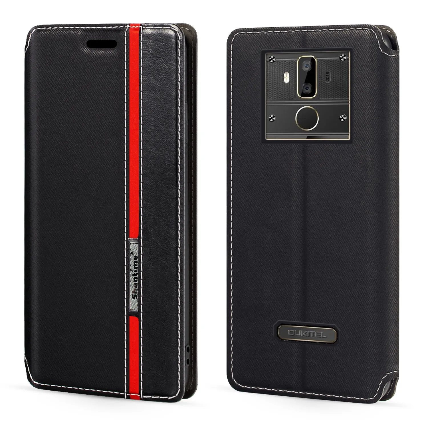 Модный разноцветный кожаный чехол-книжка с магнитной застежкой для Oukitel K7 Pro