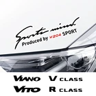 Наклейка для автомобильной лампы Mercedes Benz W124 W203 W204 CITAN R CLASS SPRINTER V CLASS VIANO VITO авто аксессуары виниловая наклейка