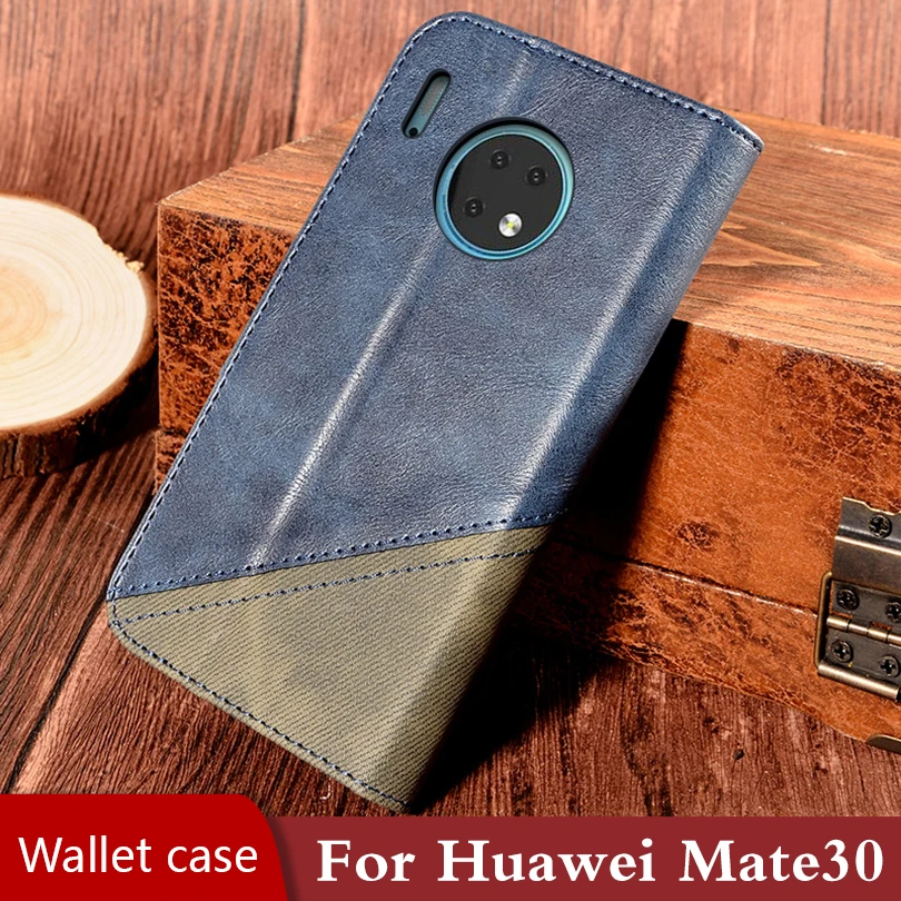 Чехол книжка с откидной крышкой для huawei mate 30 ударопрочный чехол на заднюю панель