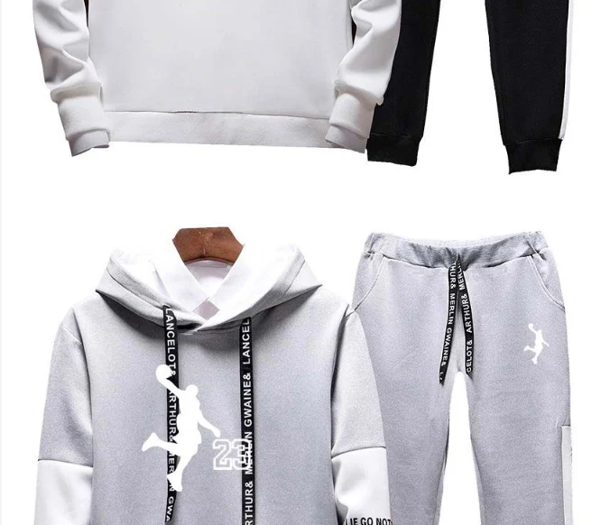 Мужской спортивный костюм из двух предметов, мужская одежда jordan 23, спортивный костюм, толстовка с капюшоном, тренировочные штаны, спортивный костюм для бега, спортивная одежда для бега