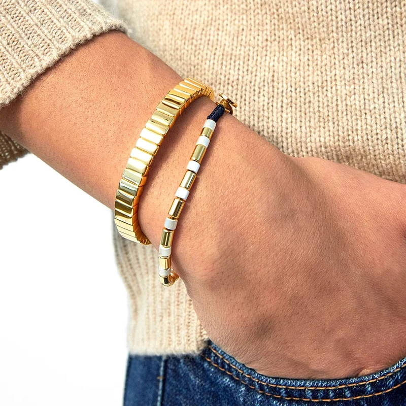 AliExpress женские роксанны Assoulin из бисера Эмаль стрейч браслет femme boho bileklik pulseira bransoletki damskie браслеты