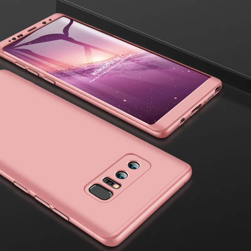 

Matte PC Hard Phone Cover Case For Samsung Galaxy Note 8 9 10 10Plus 10Lite 20 20Ultra Shell Color Matching Shockproof Funda