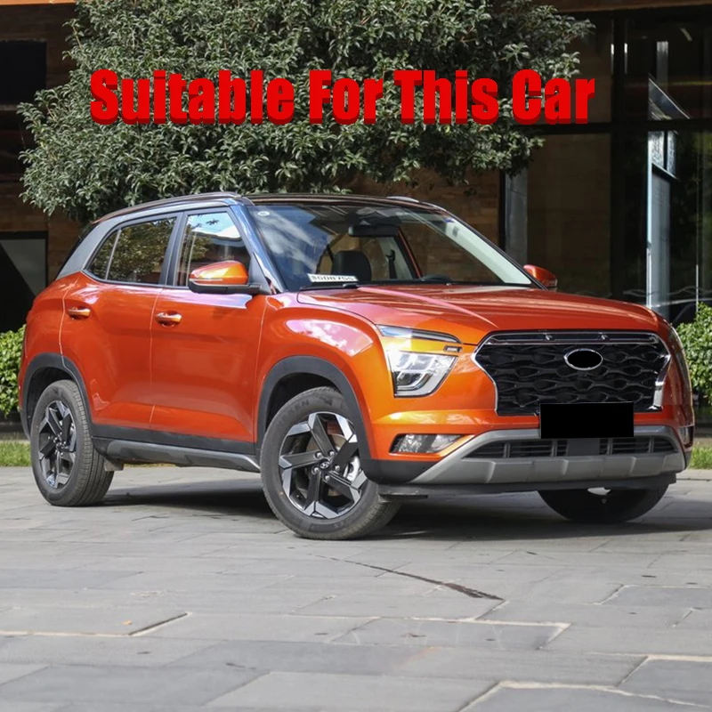 

For Hyundai Ix25 2019 2020 Carbon Fiber Style Car Interior HeadLight Switch Control Cover Trim Auto Accessories