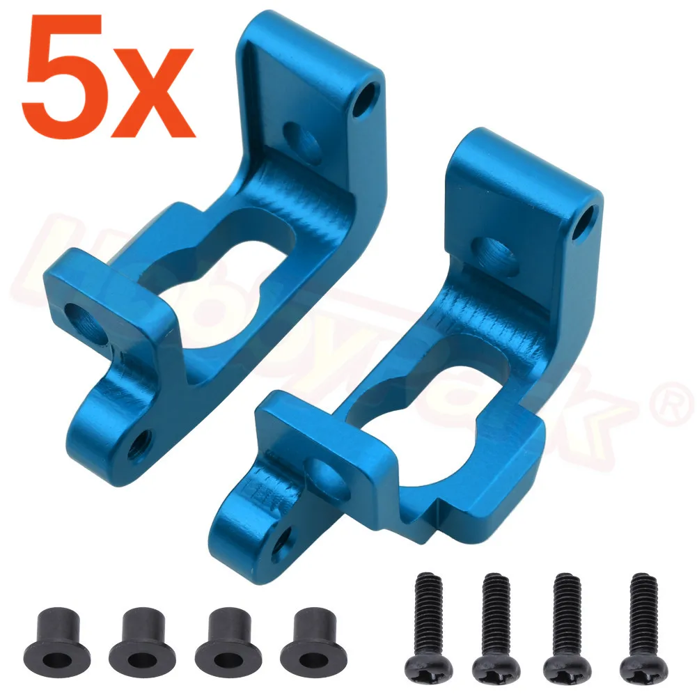 10 Pieces Aluminum Front Base C Hub Set (L/R) For RC HPI WR8 Flux Bullet ST MT 3.0 Ken Block 108077 Upgrade Parts