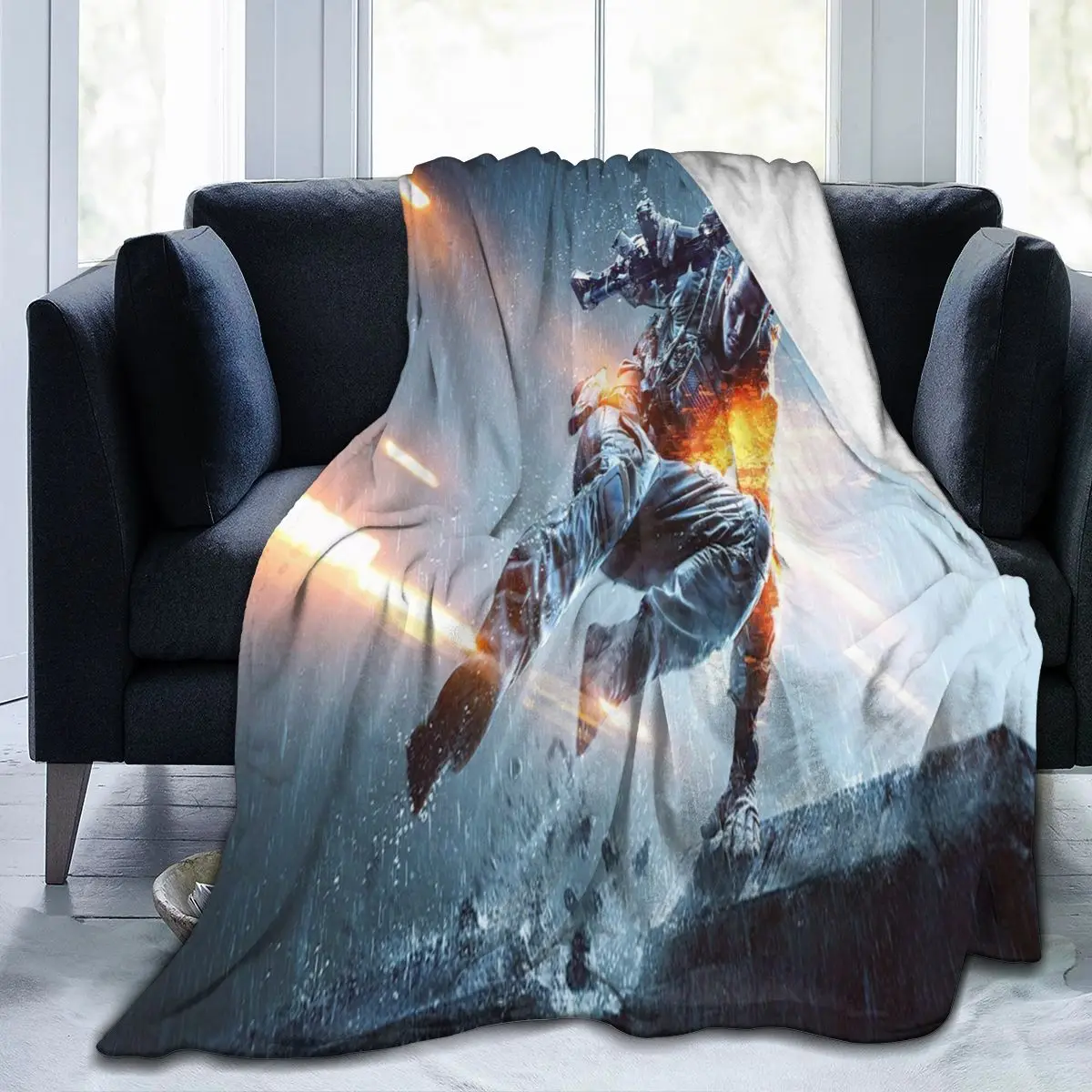 

3D game Call-of-duty printing super soft blanket bedding flannel children adult bedroom decoration