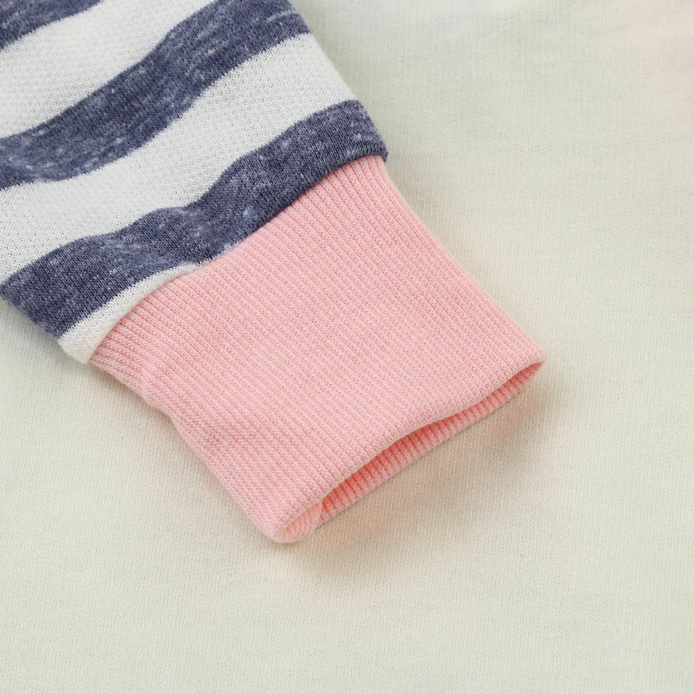 #4 Infant Clothing 3pcs Toddler Baby Boy Girl Clothes Set Hoodie Tops+pants+headband Outfits Warm Winter Clothes Set Kid Suits