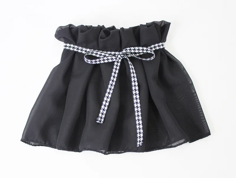 Шифон Dickie декоративная шаль клетчатая сетка лук Складная кукла свинец съемный