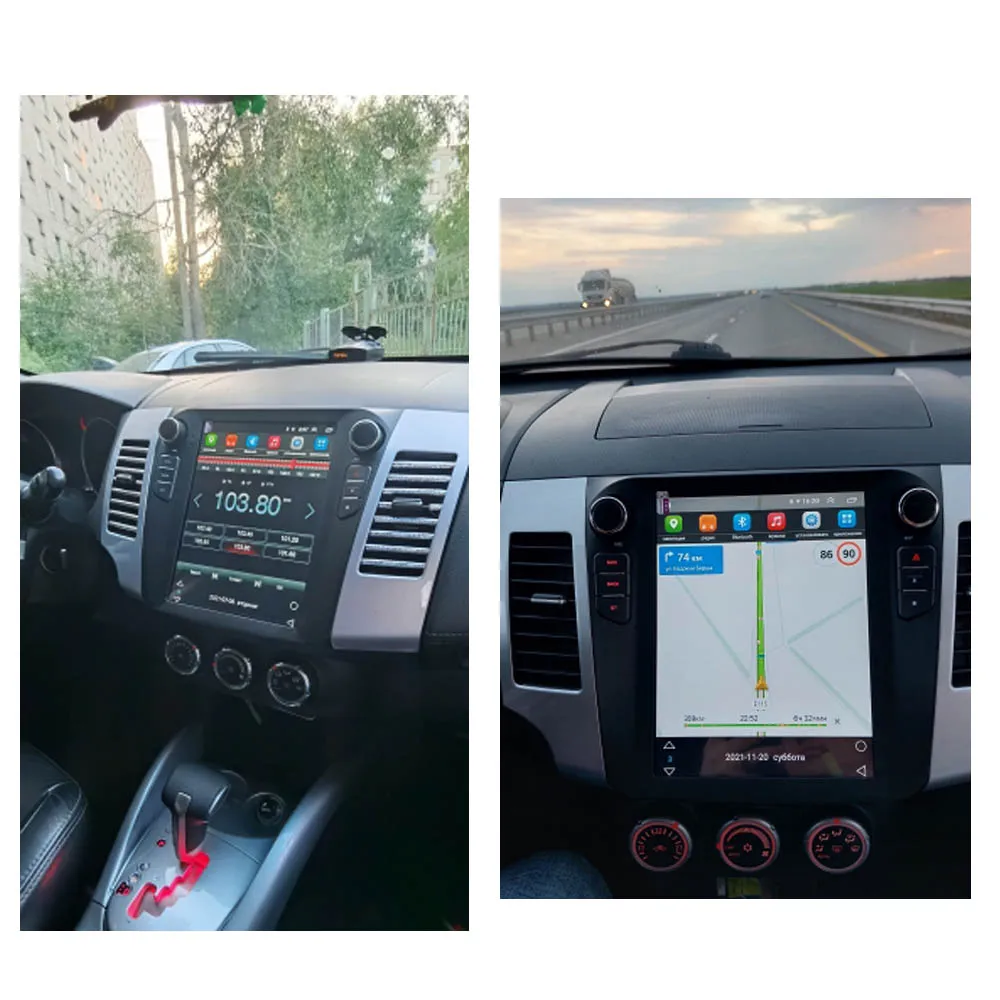 Для Mitsubishi Outlander Xl 2 для Citroen C-Crosser Peugeot 4007 Android автомобильный радиоприемник