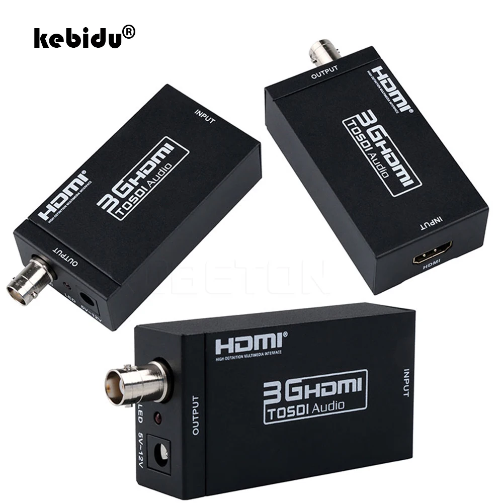 Kebidu 1080P MINI 3G HDMI совместимый преобразователь с коаксиальным аудиовыходом