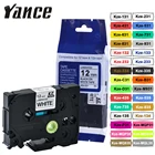 Лента Tze 12 мм, tze-231 tze231, совместимая с сенсорным принтером Brother P, черно-белая, tze 221, для принтера Brother p