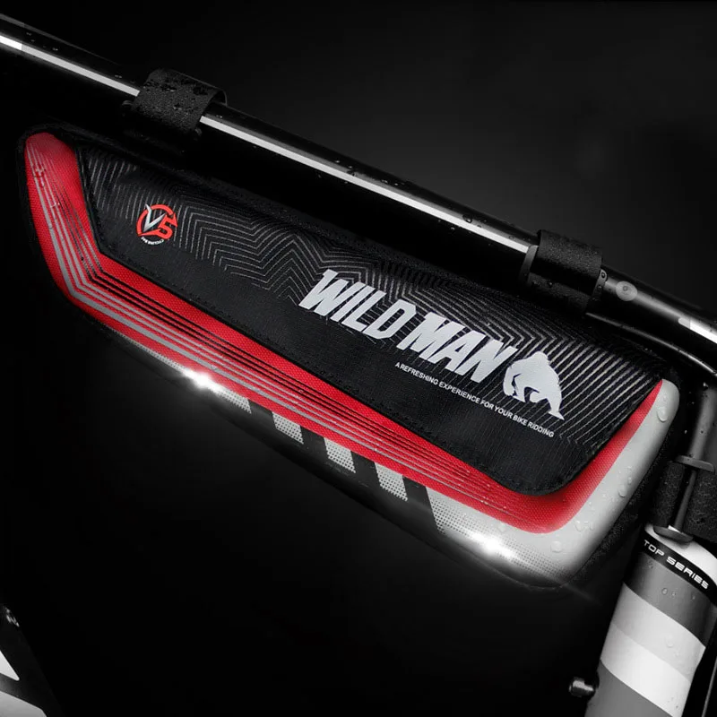 

Waterproof Triangle Cycling Bicycle Bags Front Tube Frame Bag Mountain Bike Triangle Pouch Frame Holder Saddle Bag New