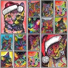 Набор для алмазной вышивки Кот, квадратныекруглые