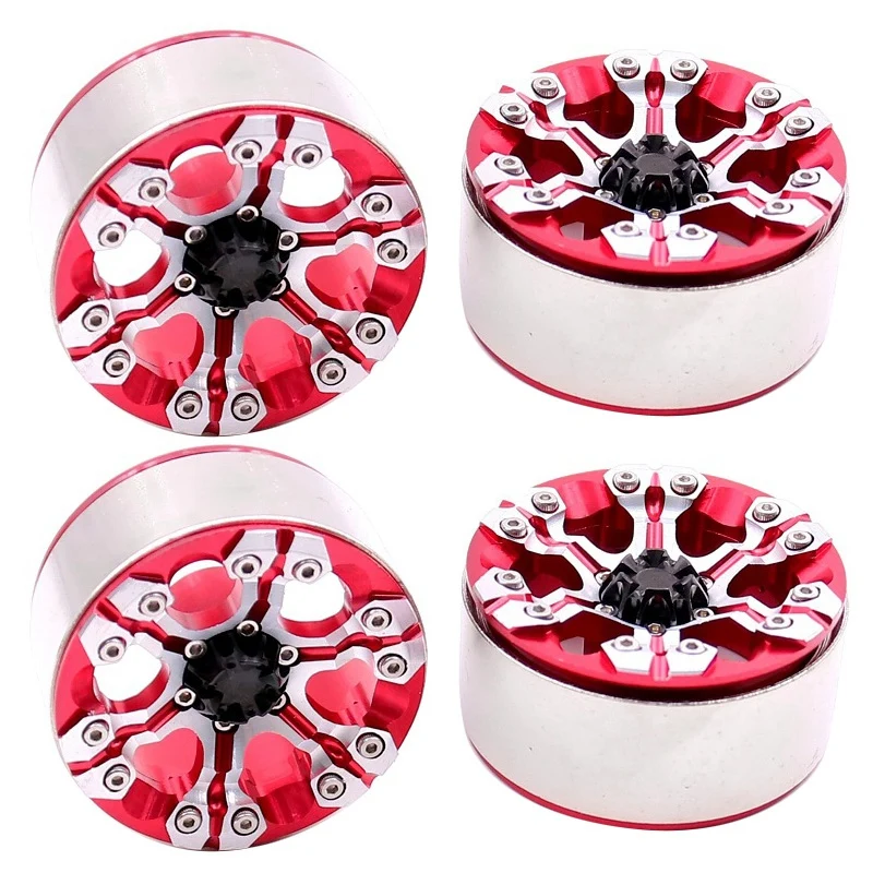 

1.9Inch RC Bead Lock Wheels Rims for 1/10Th Scale RC Crawle Car SCX10-KM2 RR10 TRX-4 TRX-6 D110 D90 TRAXXAS