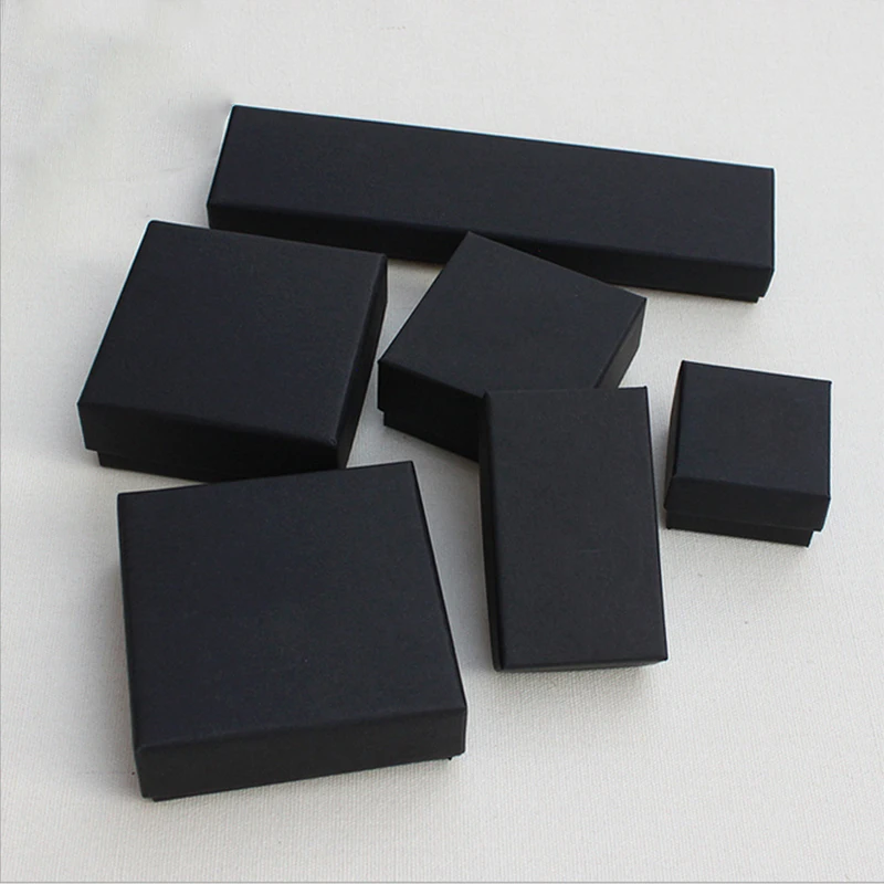 1 шт. Подарочная коробка из крафт бумаги 8 размеров|Упаковка и стойки для