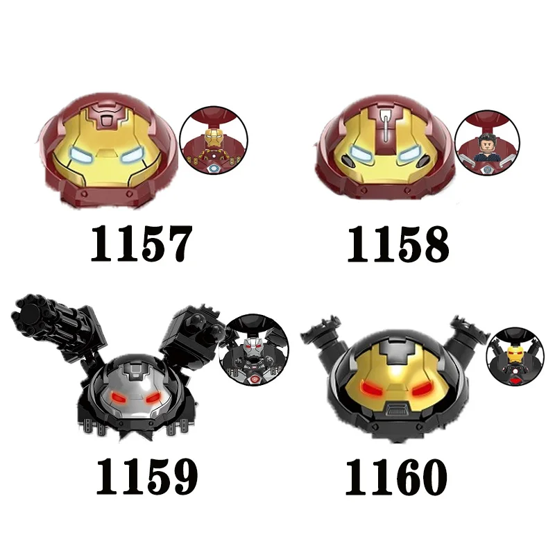 

XH1157 1158 1159 1160 Building Blocks Bricks Big Machine Model Figures Educational Toys For Children Collections