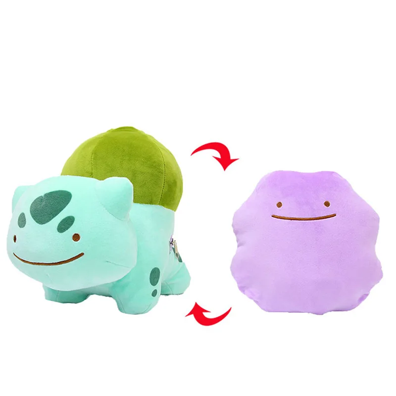 20 см аниме Карманный анимасл Ditto Подушка передачи Пикачу Snorlax Сквиртл Bulbasaur Мягкие