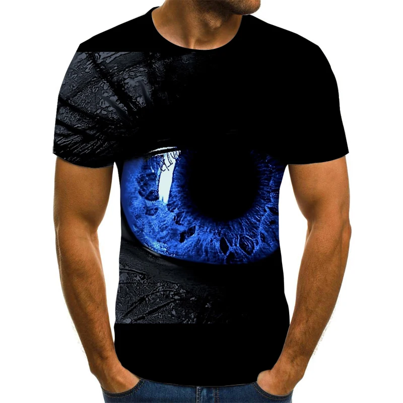 

3D T-Shirt Men's Hot Selling Clothes Casual Printing Large Size O-Neck Short-Sleeved T-Shirt 2021 Summer Fashion 3D Short-Sleeve
