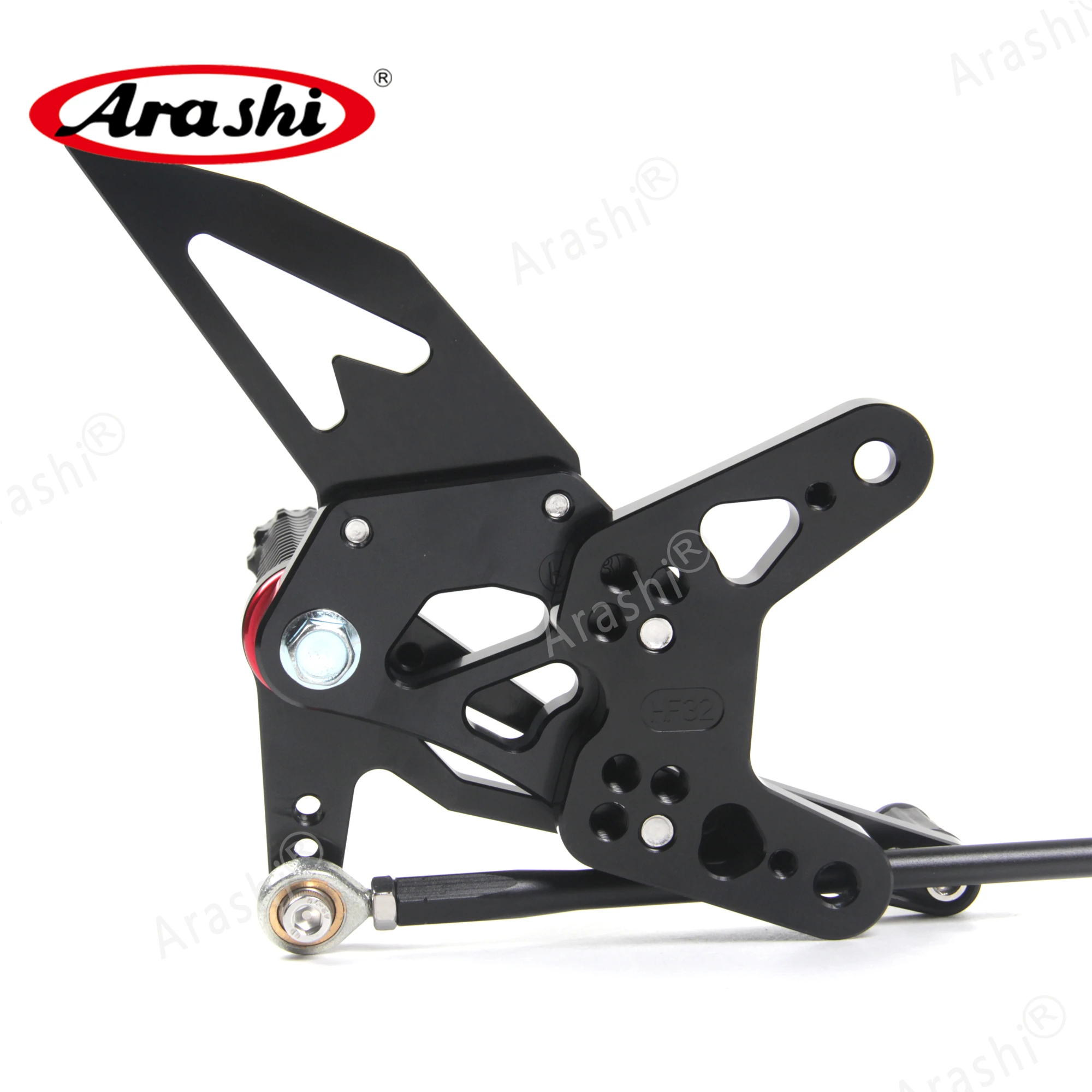

ARASHI NINJA ZX6R 2007 2008 CNC Adjustable Footrest Footpeg For KAWASAKI ZX-6R Ninja Rearset Foot Rest ZX 6R ZX636 ZX 636