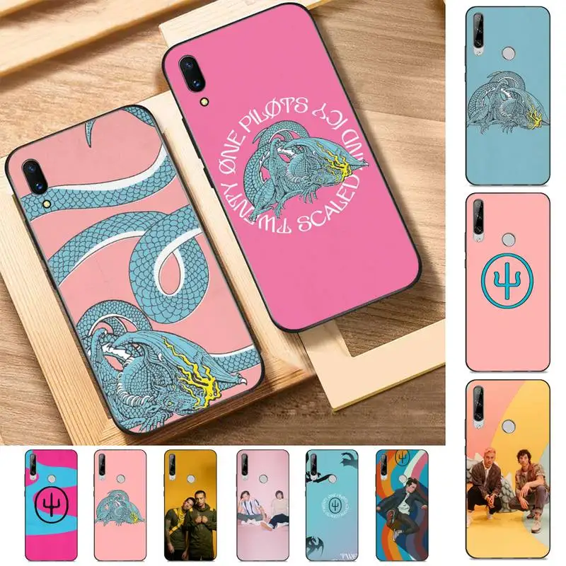 

Twenty One 21 Pilots Scaled Icy Phone Case for Huawei Y 6 9 7 5 8s prime 2019 2018 enjoy 7 plus