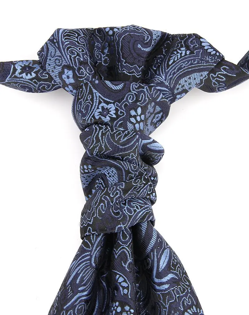 Linbaiway Men's Wedding Paisley Neckties for Mens Cravat Ascot Self Tie Gentleman Polyester Neck Custom LOGO | Аксессуары для