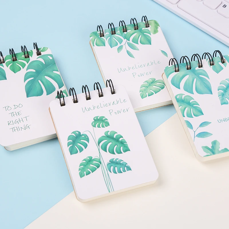 1 Pc Kawaii Mini Notebook Loose-leaf Flip-up Portable Coil Korean Pocket Notepad Book School Stationery | Канцтовары для офиса и