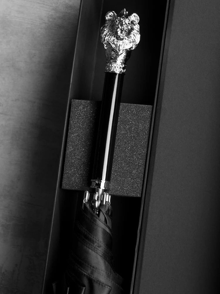 Economici Ombrello Di Grandi Dimensioni Con Manico Lungo Ombrello Di Lusso In Metallo Antivento Per Uomo Parapluie Prodotti Per La Casa EI50UA