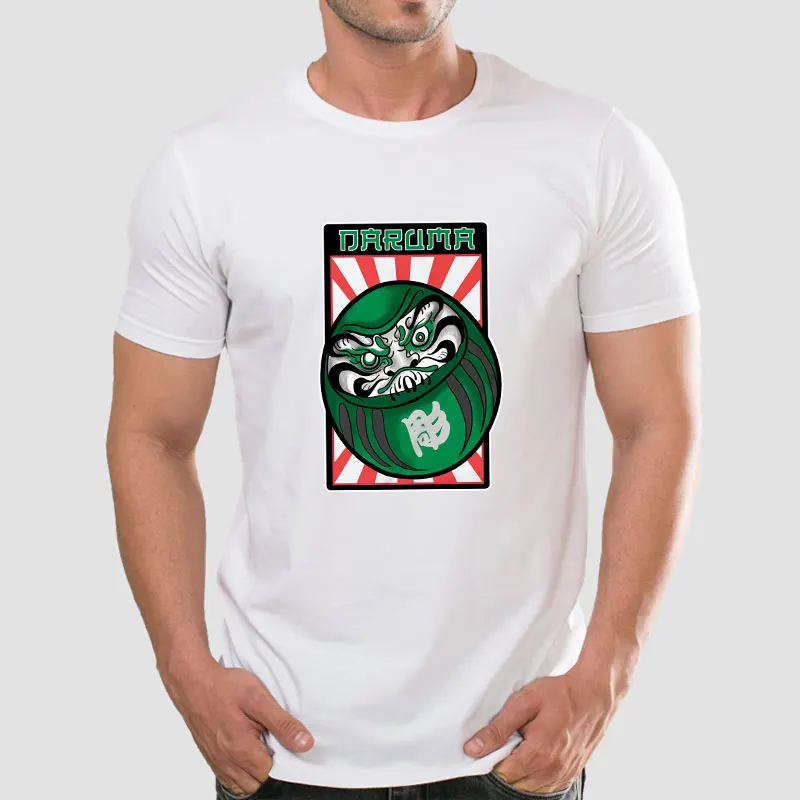 

Wholesale Men 100 Cotton Daruma - Air 13 Retro White "Lucky Green" Anime X Sneaker Unisex T-Shirt Fashion Aesthetic TOPS