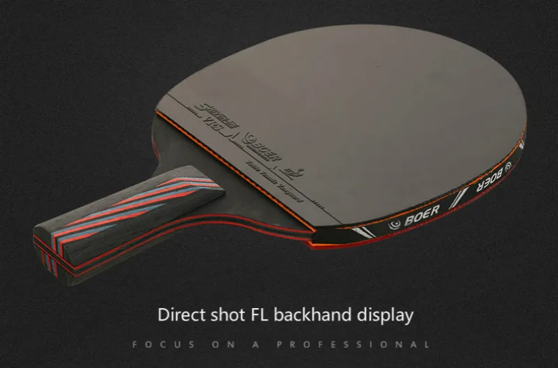 Boer S6 Table Tennis Racket Bat In Long/Short Handle Ping Pong Paddle | Спорт и развлечения