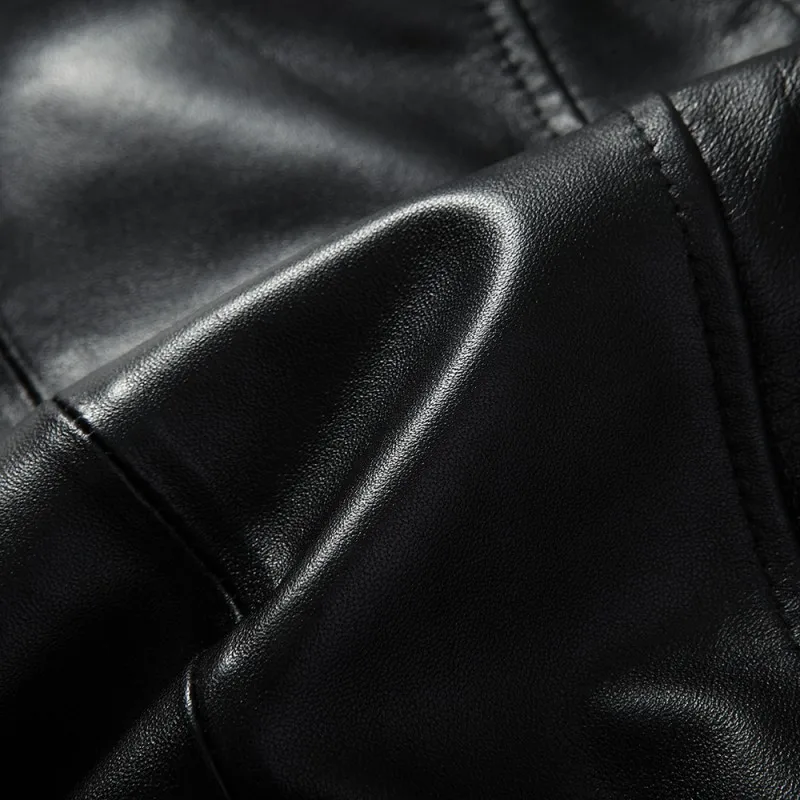 

Real OL Style Sheepskin Leather Jacket Women Streetwear V-Neck Slim Fit Biker Short Coat Plus Size 4XL Elegant Leather Outerwear