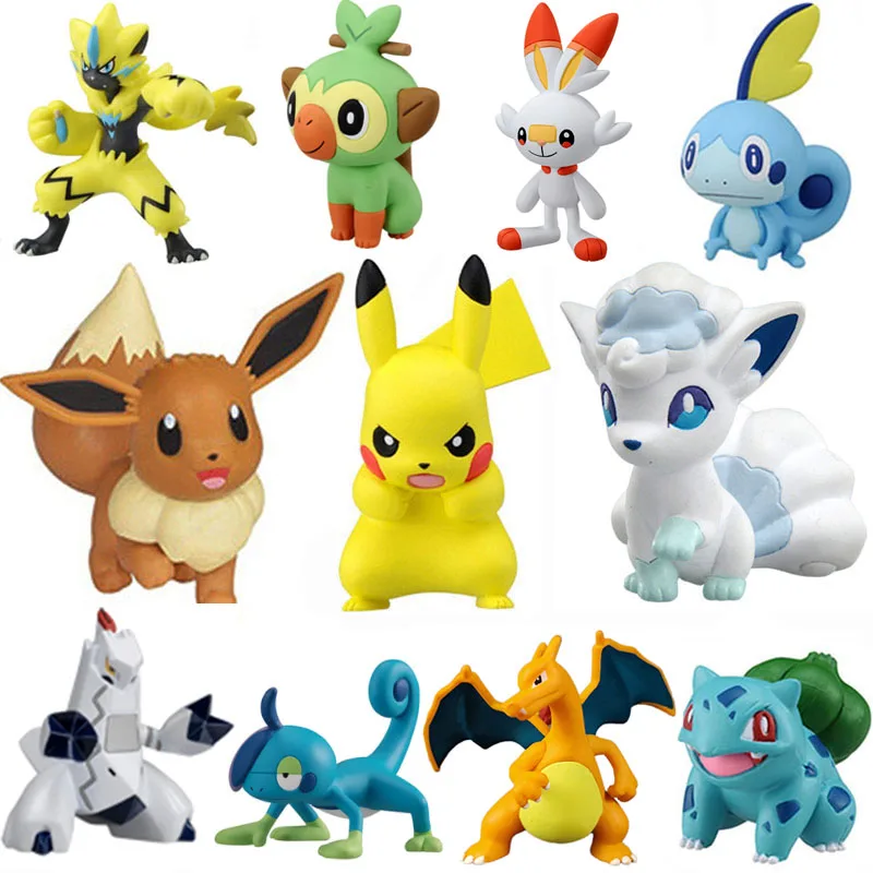 Фигурки аниме Eevee чармандер Бульбазавр Сквиртл зерина дюралудон ликанрок