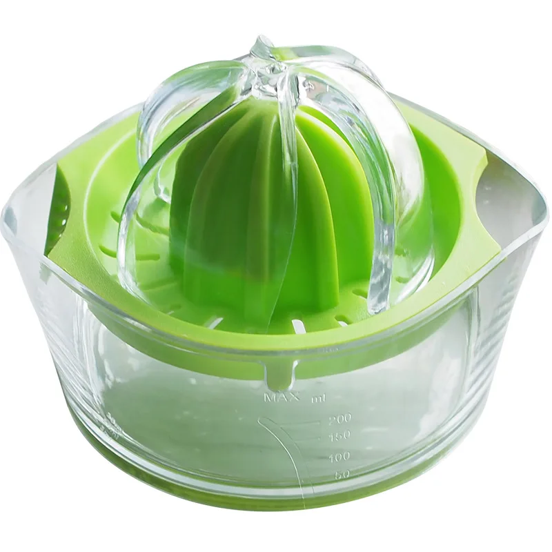 

Jaswehome Multi-function manual juicer for lemon and orange juice separation press household plastic lemon juicer with scale