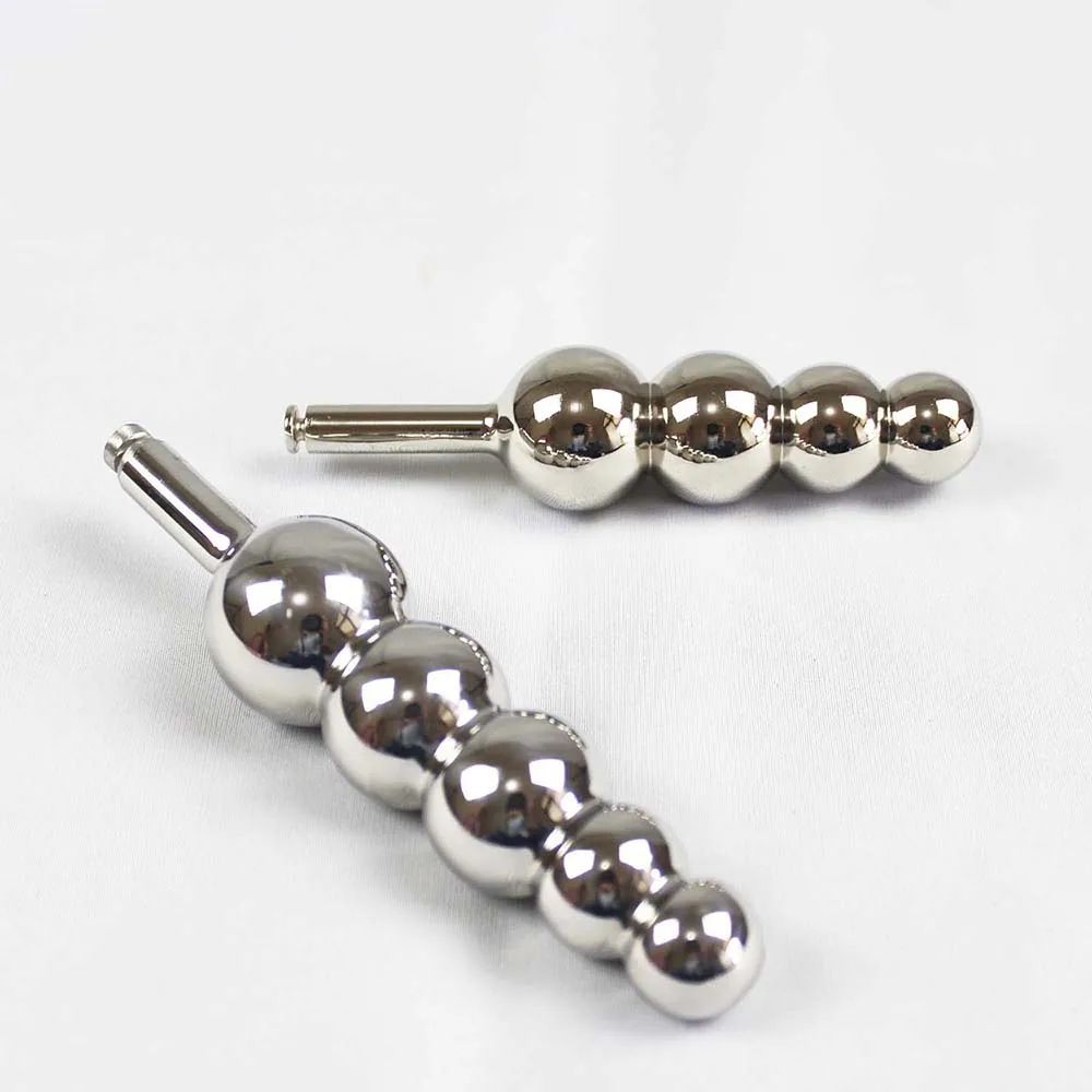 Manyjoy Stainless Steel Anal plug With 4 Balls or 5 Sex Toys For Women Men | Красота и здоровье