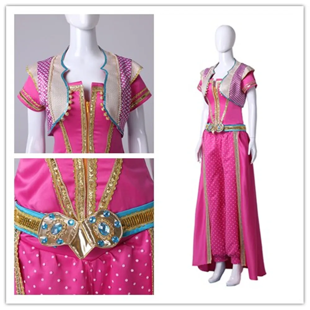 2019 фильм Аладдин Принцесса Жасмин карнавальный костюм наряды на Хэллоуин