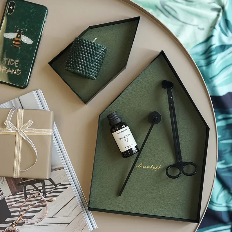 Поддон для хранения Tobs Золотая неглубокая поддон конфет тортов столов