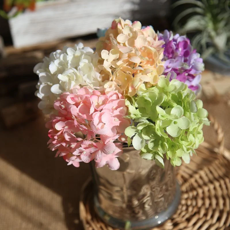 Новая популярная искусственная Гортензия Цветочная ветка из искусственного