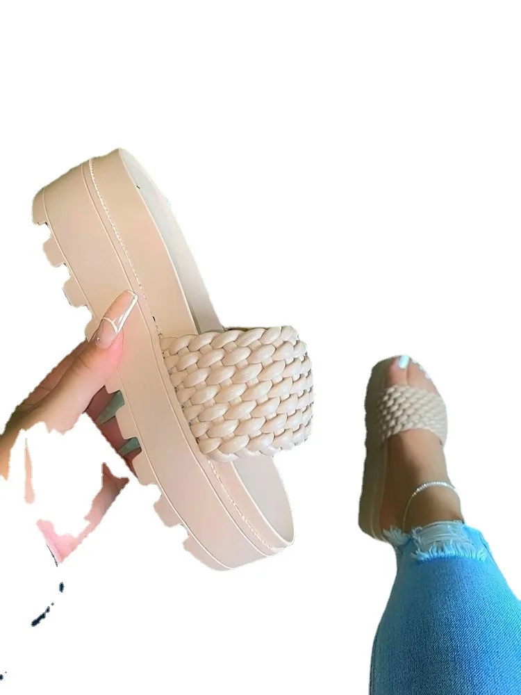 

Women Summer Slippers Casual Ladies Sandals Platform Non-slip Female Shoes Soft Wedge Outdoor Women Slippers Dropshipping Shoes
