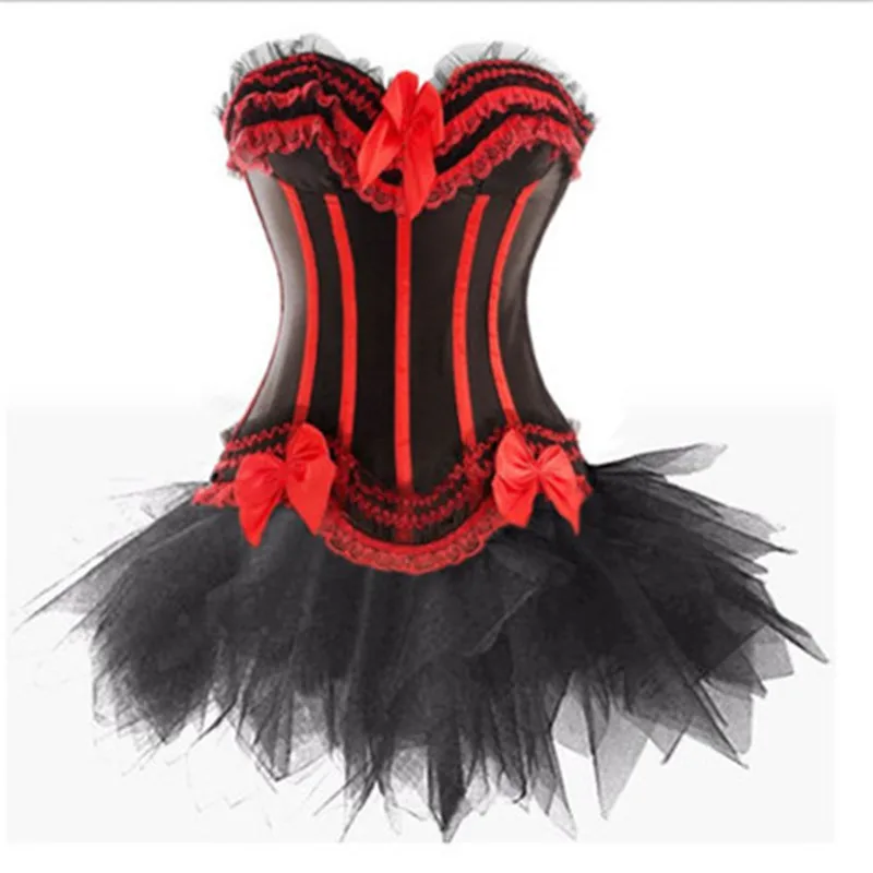 Женское платье бюстье готическое мини с юбкой Размер 6XL|gothic corset dress|corset dresscorset mini