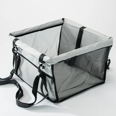 Thicken PVC Gray Костюм для собаки Сумка-переноска автокресло для животных чехол идеально подходит для маленького щенка автомобильное сиденье - Цвет: Thicken PVC Gray