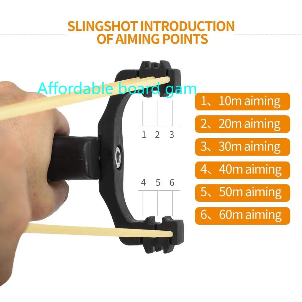 

Hunting Heavy Slingshot Wrist handle Slingshots Professional Sling Shot 1 handle 2 head 2 in 1 very power