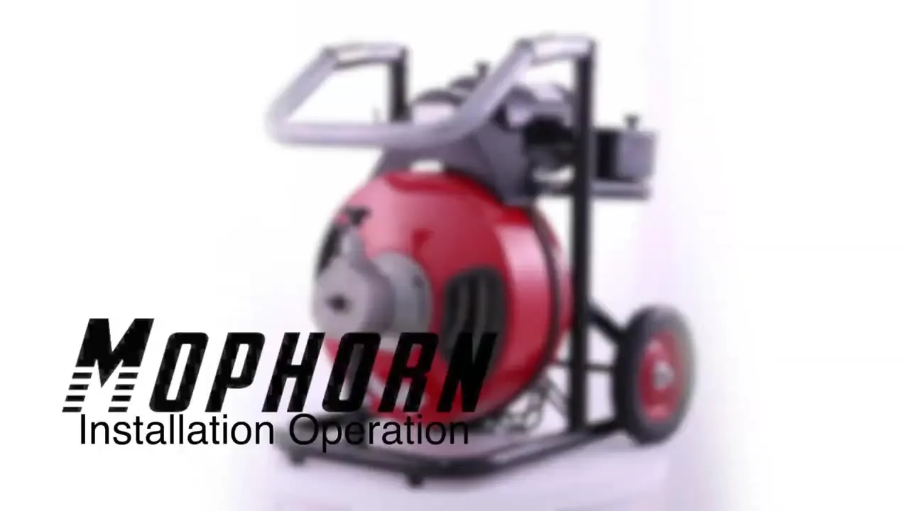 

Heavy Duty 690W Pipe Drain Cleaning Machine