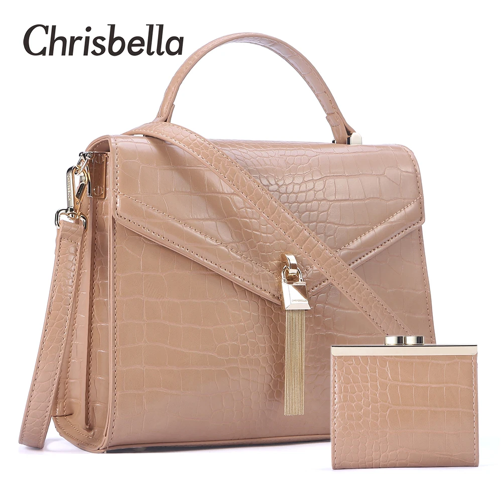 Женская сумка из ПУ кожи с ручками и плечевым ремнём| |