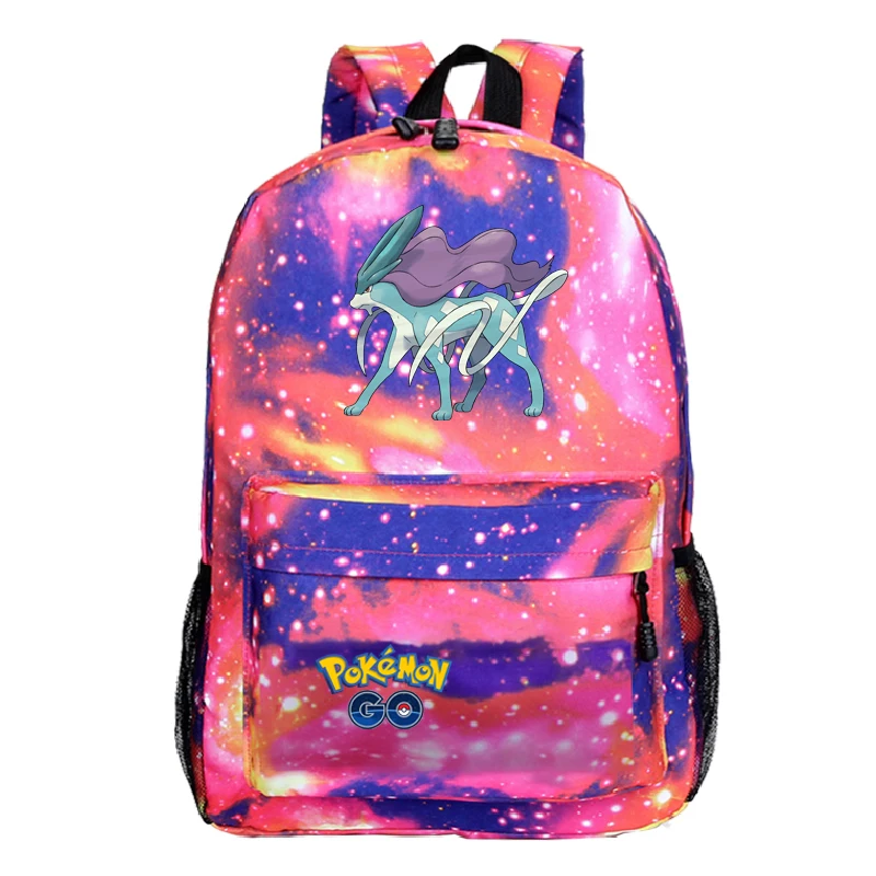 C3 Mochila Pokemon рюкзаки для школы подростков девочек Sac Dos Аниме Пикачу сумка plecak ноутбук унисекс мультфильм Backbag 41-44 - Color: C3