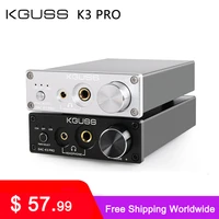 kguss dac k3pro k3 pro tpa6120a2 ess9018k2m mini hifi usb dac decoded audio headphone amplifier 24bit 192khz amp dc12v useu