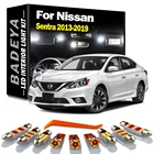 Осветительная лампа для багажника BADEYA, 6 шт. в упаковке для 2013, 2014, 2015, 2016, 2017, 2018, 2019, Nissan Sentra, купольная лампа для номерного знака