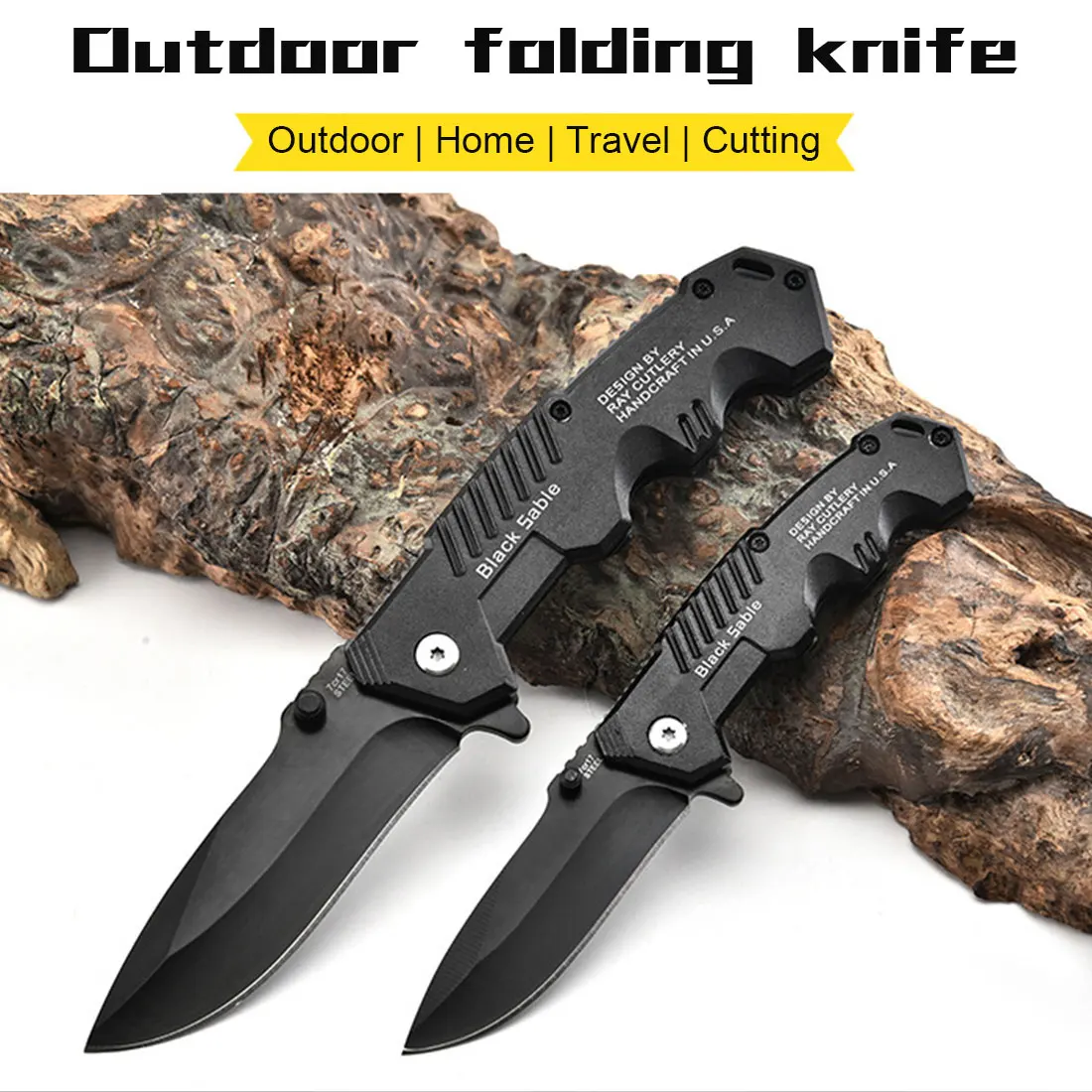 

Hunting Camping Edc Multi High Hardness 3Cr13 Military Survival Outdoor Knife Tactical Knife Survival Outdoor Knife Folding