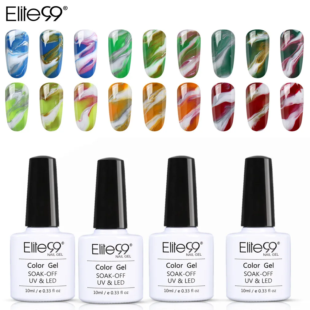 Elite99 Гель лак для маникюра гибридные ногти цветной полигель Vernis УФ гель ногтей
