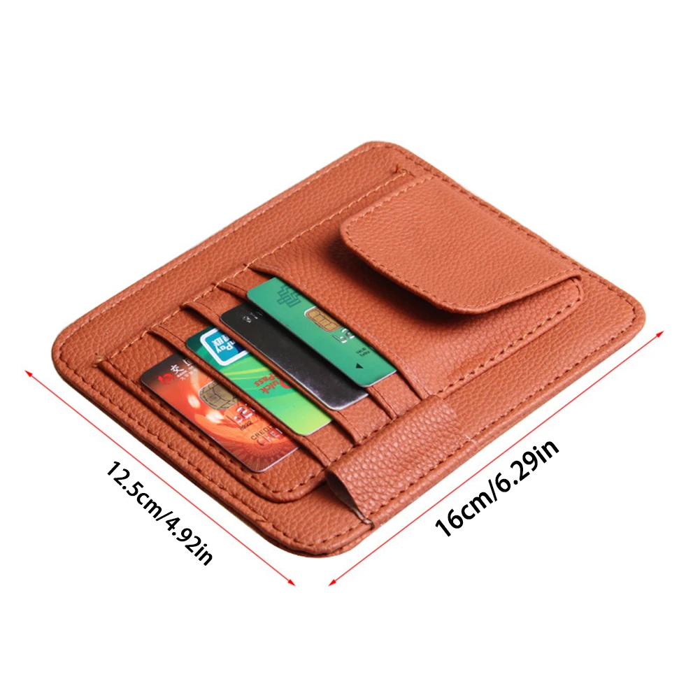 Автомобильный солнцезащитный козырек держатель для карт сумка хранения из