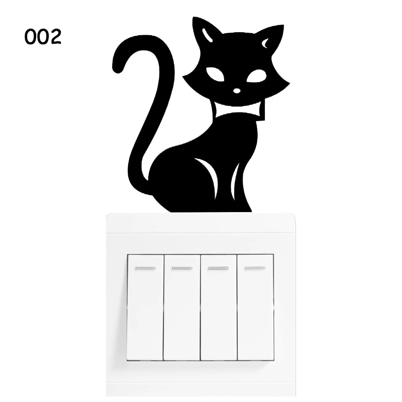 Наклейка на выключатель света для детской комнаты украшение стен сделай сам