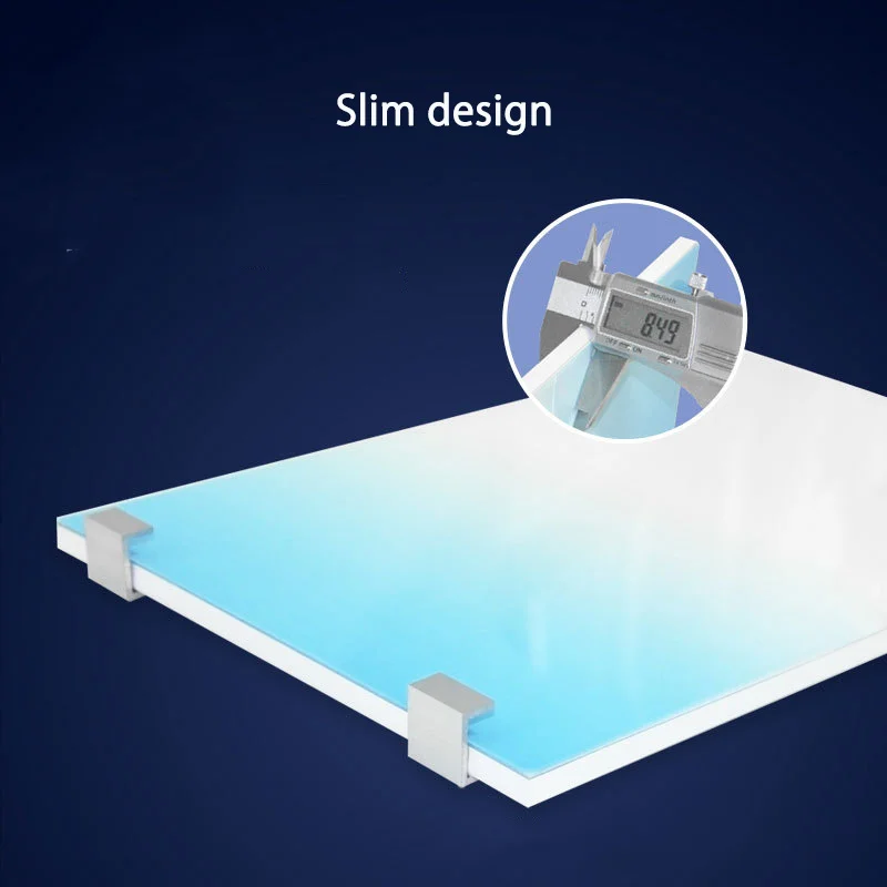 Tablero emisor de luz LED RGB para pecera, luz de fondo de PVC para acuario, planta de agua, placa gu&iacute;a de luz acr&iacute;lica, difusor de PC-2
